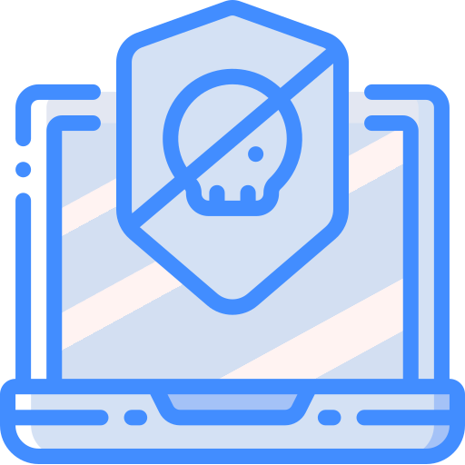malware Basic Miscellany Blue icon