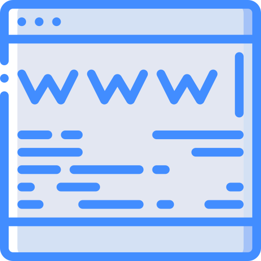 웹 사이트 Basic Miscellany Blue icon