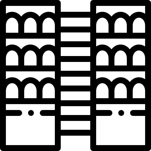 audytorium Detailed Rounded Lineal ikona