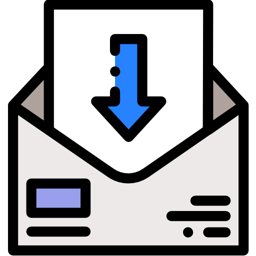 email Detailed Rounded Lineal color icon