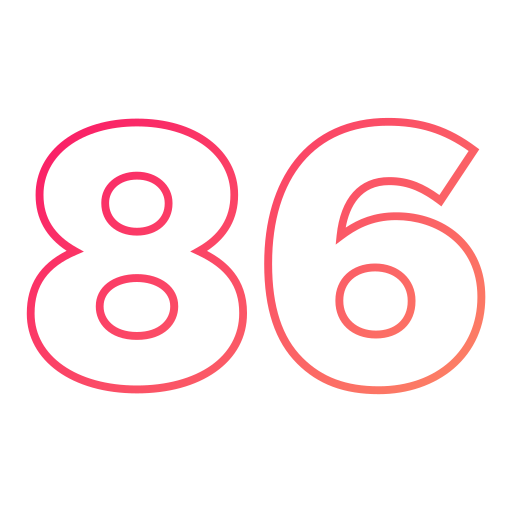 86 Generic gradient outline icona