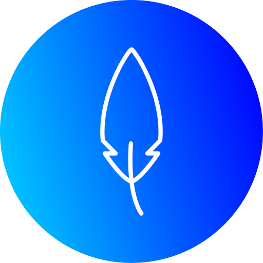 Feather Generic gradient fill icon