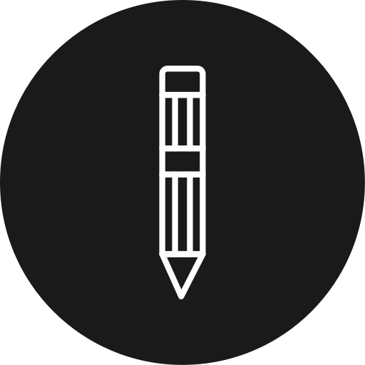 Pencil Generic black fill icon