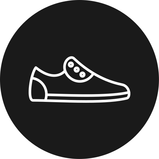 zapatos Generic black fill icono