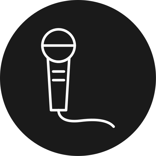mikrofon Generic black fill ikona