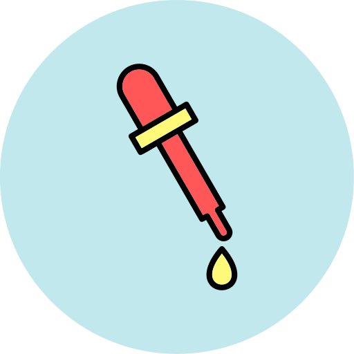 pipetta Generic color lineal-color icona