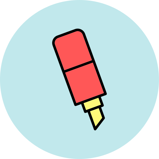 marcatori Generic color lineal-color icona