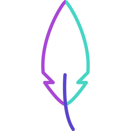 piuma Generic color outline icona