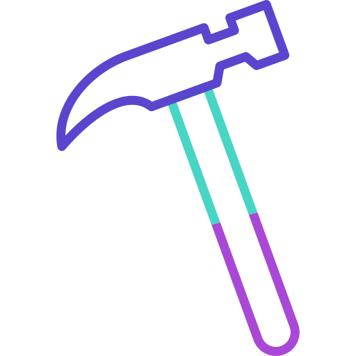martillo Generic color outline icono