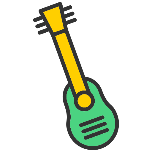 Guitar Generic color lineal-color icon