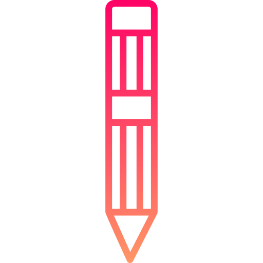 lápis Generic gradient outline Ícone