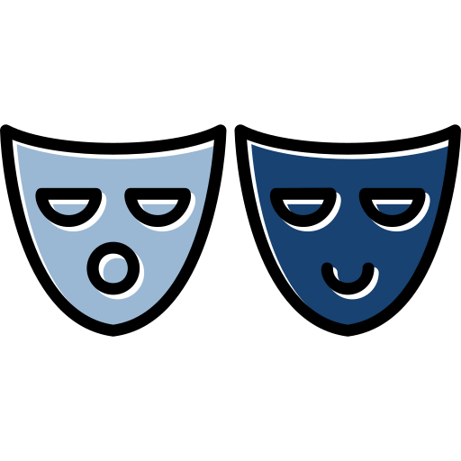 masques de théâtre Generic color lineal-color Icône