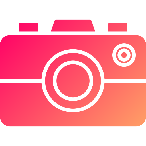 fotocamera Generic gradient fill icona