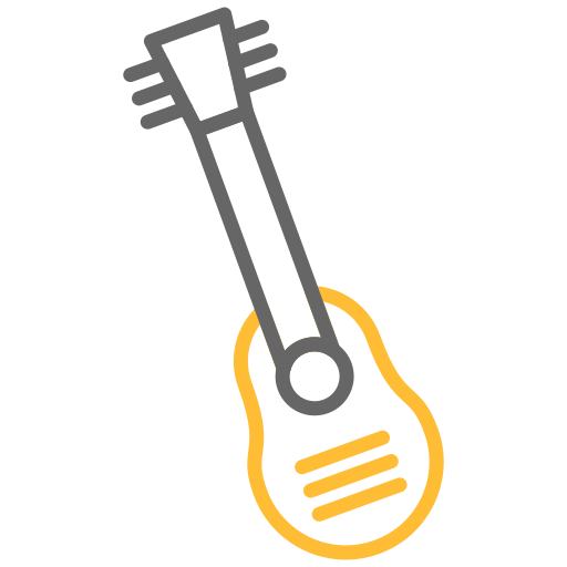 Guitar Generic color outline icon