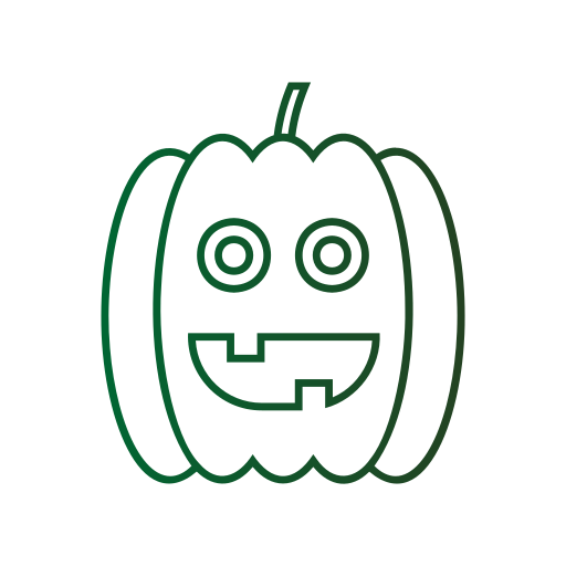 Halloween pumpkin Generic gradient outline icon