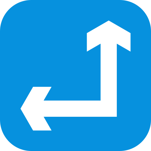 Direction sign Generic color fill icon