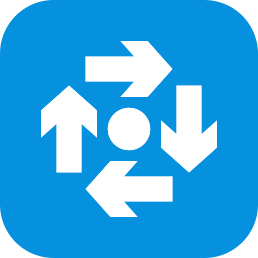 Rotating arrow Generic color fill icon