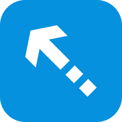 Up left arrow Generic color fill icon