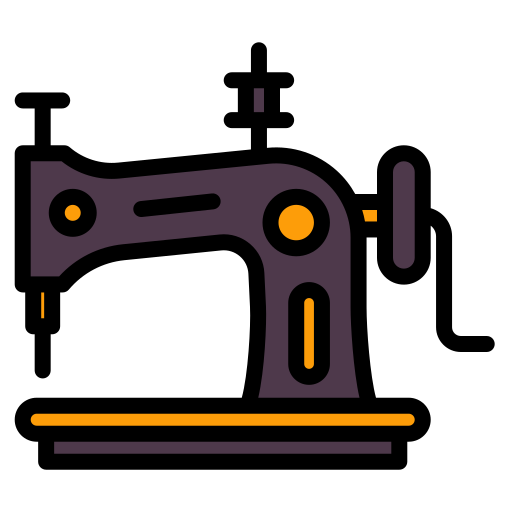 máquina de coser Generic color lineal-color icono