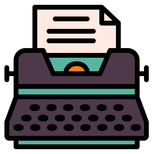 Typewriting Generic color lineal-color icon