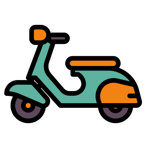 scooter Generic color lineal-color icona