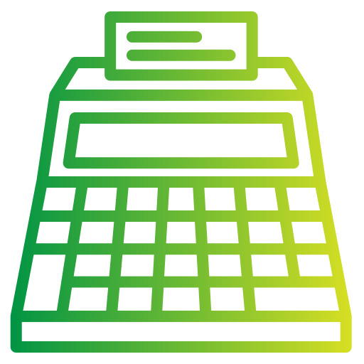 kalkulatory Generic gradient outline ikona