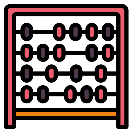 calcolatore dell'abaco Generic color lineal-color icona