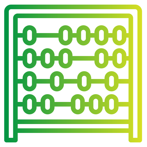 calcolatore dell'abaco Generic gradient outline icona