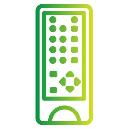 control remoto Generic gradient outline icono