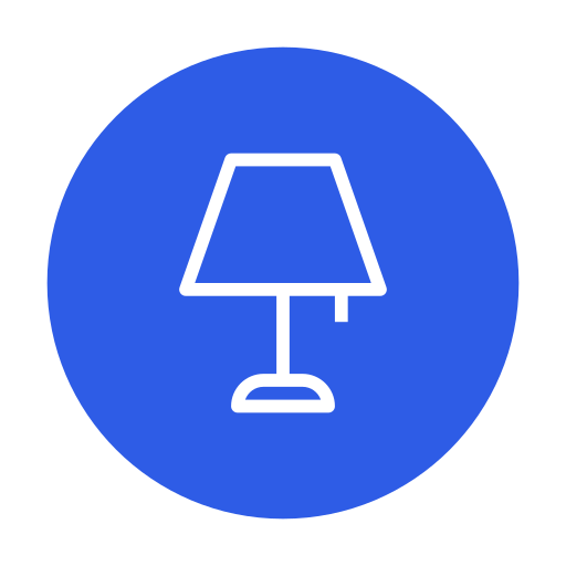 bureaulamp Generic color fill icoon