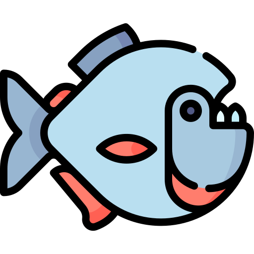Piranha Special Lineal color icon