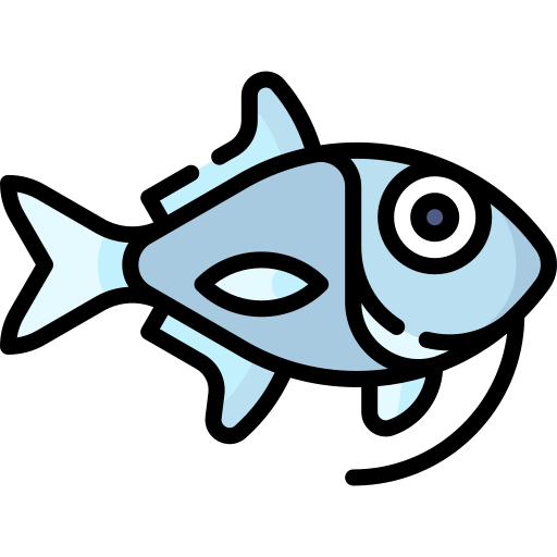 pez barbudo Special Lineal color icono