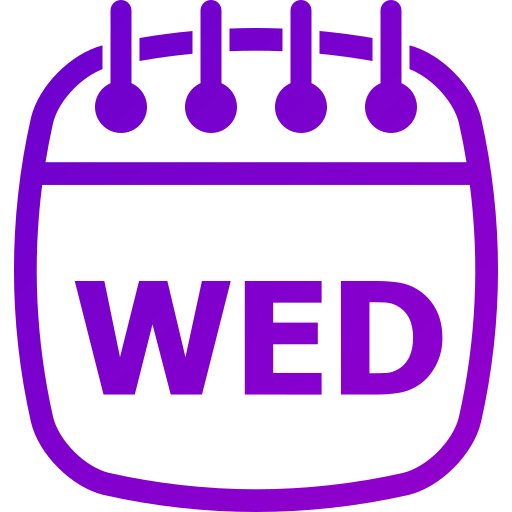 Wednesday Generic gradient fill icon