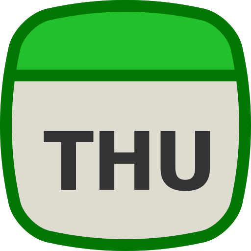 Thursday Generic color lineal-color icon