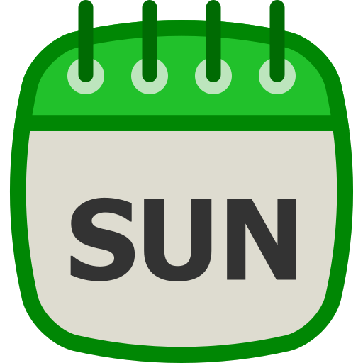 Sunday Generic color lineal-color icon