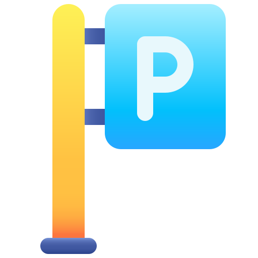 駐車標識 Generic gradient fill icon