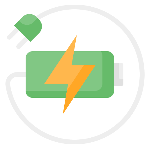 バッテリーの充電 Generic color fill icon