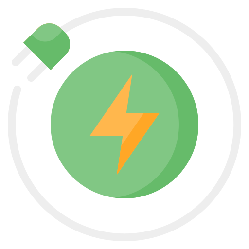 Электроэнергия Generic color fill иконка