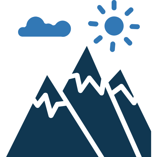 Hill station Generic color fill icon