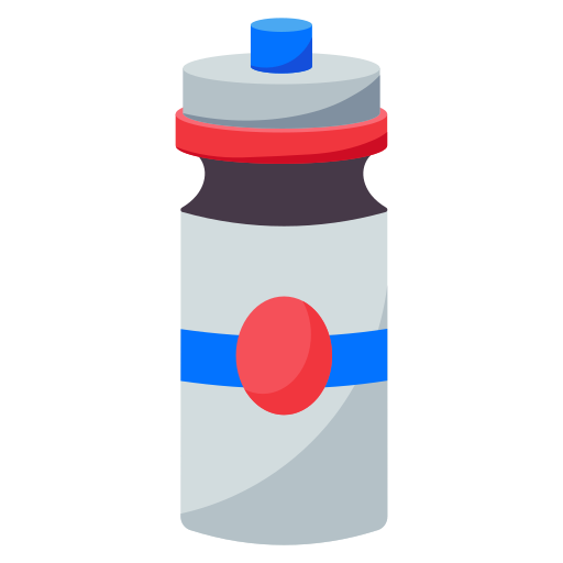Бутылка с водой Generic color fill иконка