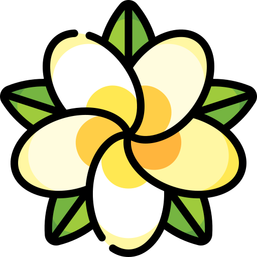 frangipani Special Lineal color ikona