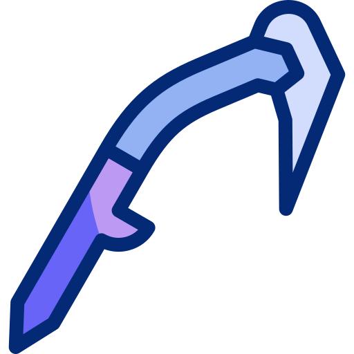 Ice axe Basic Accent Lineal Color icon