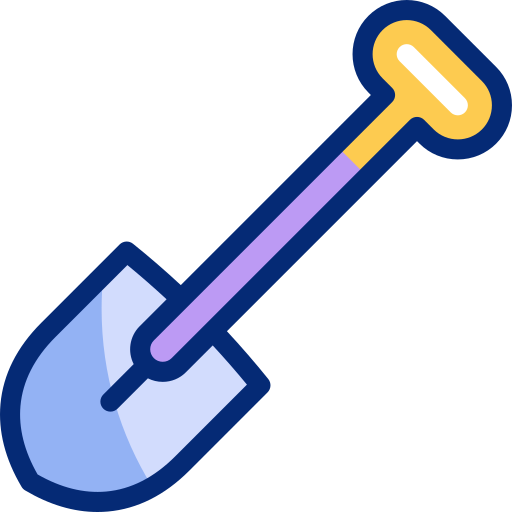 Shovel Basic Accent Lineal Color icon