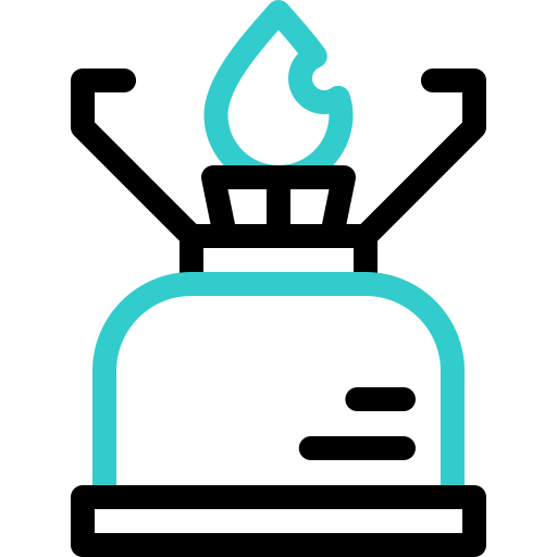 kuchenka gazowa Basic Accent Outline ikona