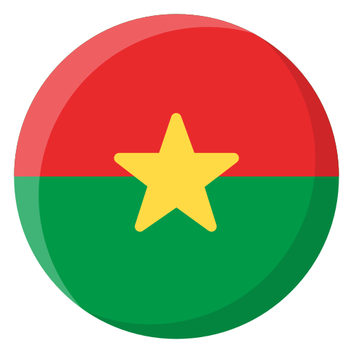 Burkina faso Generic color fill icon
