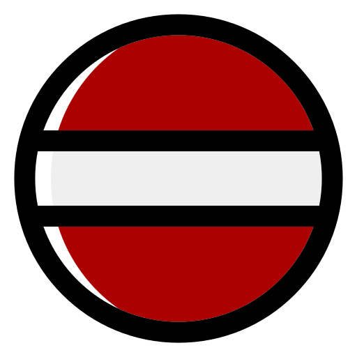 Łotwa Generic color lineal-color ikona