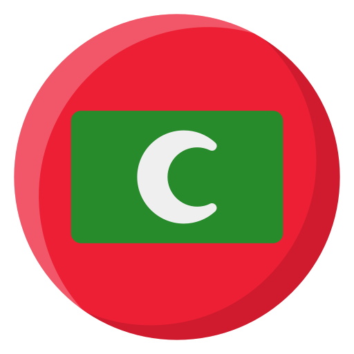 maldives Generic color fill Icône