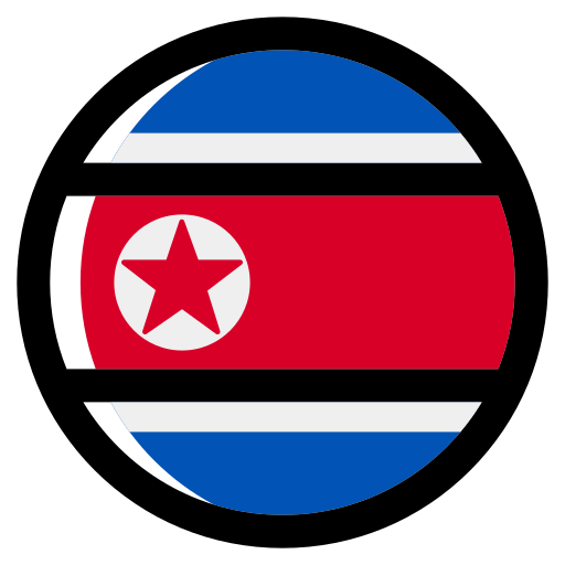 corea del norte Generic color lineal-color icono