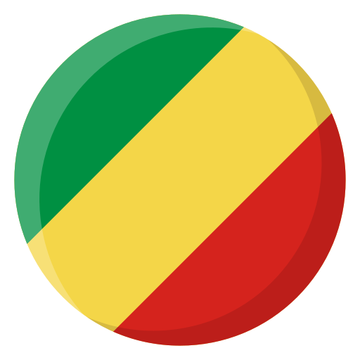 コンゴ共和国 Generic color fill icon