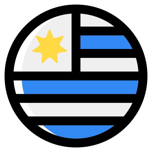 uruguay Generic color lineal-color Icône